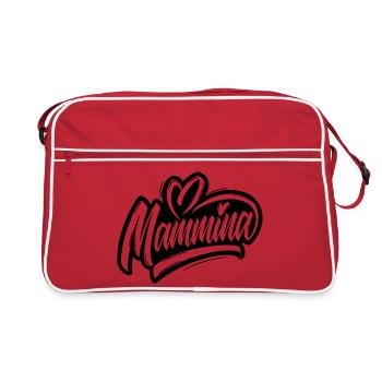 Mammina - mère italienne - Sac Retro - rouge/blanc - Devant