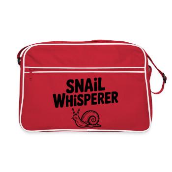 Le Chuchoteur d’Escargots - Sac Retro - rouge/blanc - Devant