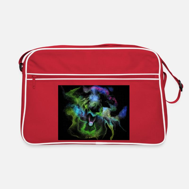 Kosmische Rauchnebelkugel Retro Tasche
