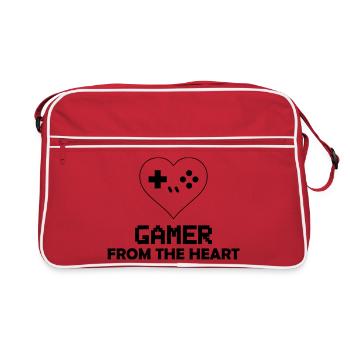 Gamer from the Heart - Sac Retro - rouge/blanc - Devant