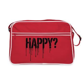 Happy Drip - Heureux ? - Sac Retro - rouge/blanc - Devant
