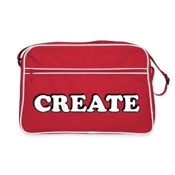 Create - Retro Bag - red/white - Front