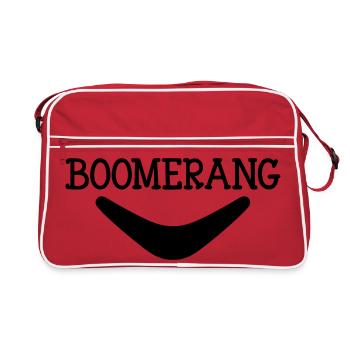 Boomerang - Retro Bag - red/white - Front