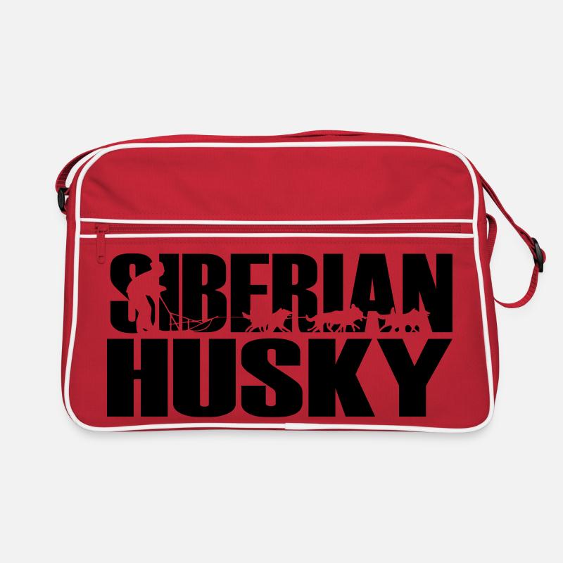 Huskies Husky Sibérien Sac Retro