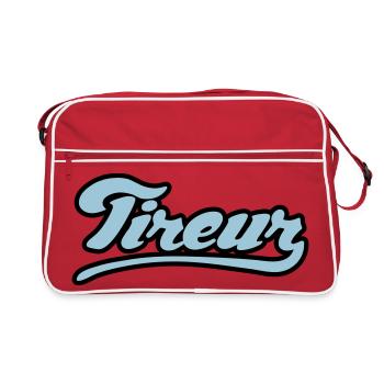 Tireur pétanque flex - Sac Retro - rouge/blanc - Devant