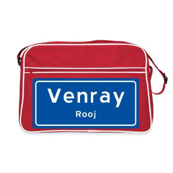 Panneau toponymique Venray - Sac Retro - rouge/blanc - Devant