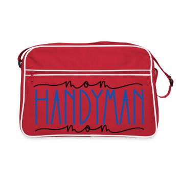 Artisan Proud Mom Cadeau mignon - Sac Retro - rouge/blanc - Devant