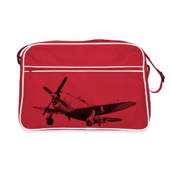 P-47 Thunderbolt - Sac Retro - rouge/blanc - Devant