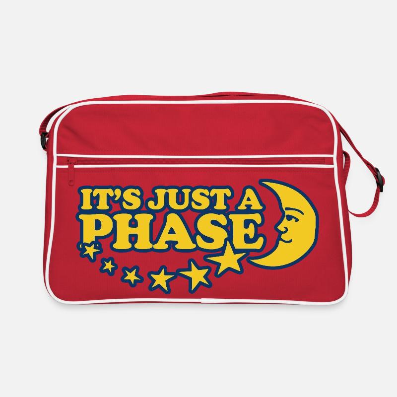 Es ist nur eine Phase Retro Tasche