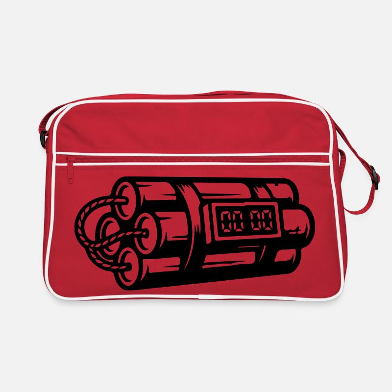 Time Bomb Explosive Dynamite Retro Bag