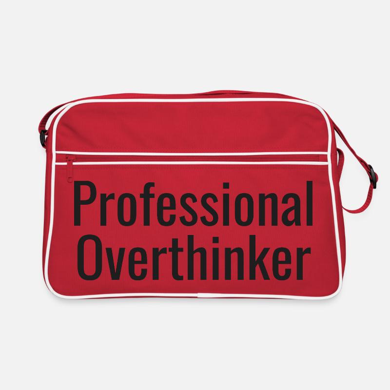 Overthinker tee | Funny Anxiety Gift Retro Bag