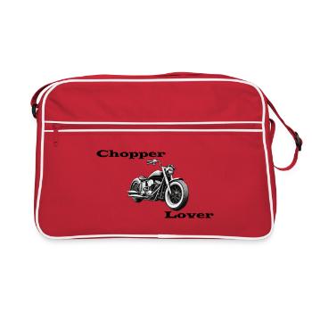 Chopper Lover - Retro Bag - red/white - Front
