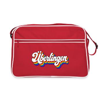 Überlingen - Bodensee - Deutschland - Germany - Retro Tasche - Rot/Weiß - Vorne