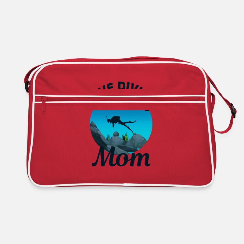 Höhlentauchen Mutter Muttertagsgeschenk Retro Tasche