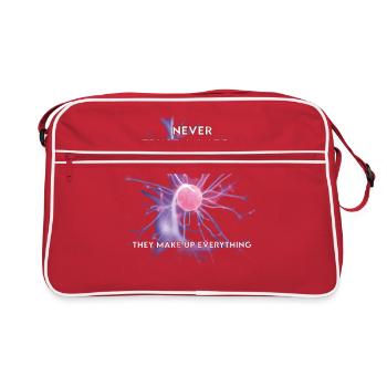 Humour Science Atom - Sac Retro - rouge/blanc - Devant