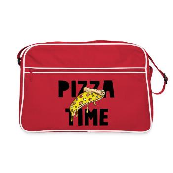 Pizza Time - Sac Retro - rouge/blanc - Devant