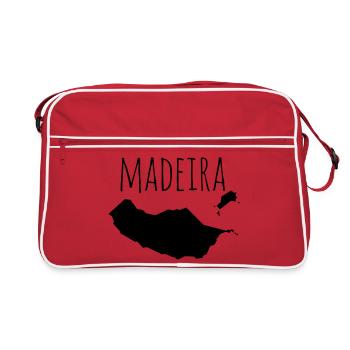 Madeira - Retro Tasche - Rot/Weiß - Vorne