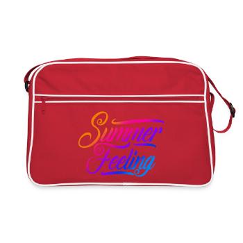 Summer feeling - Sac Retro - rouge/blanc - Devant