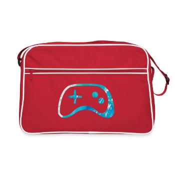 controler gamer game nerd video game Ninten do - Retro Bag - red/white - Front