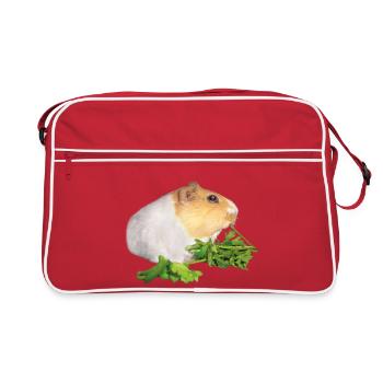 Cobaye Rossi 1 - Sac Retro - rouge/blanc - Devant