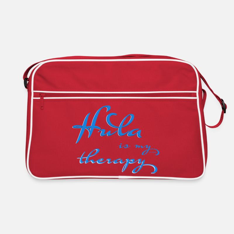 Hula is my therapy Retro Tasche