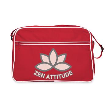 Zen Attitude - Sac Retro - rouge/blanc - Devant
