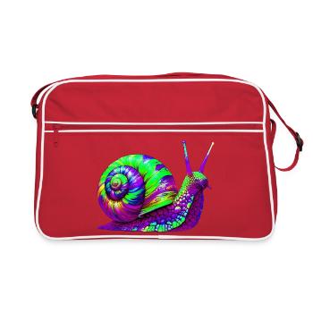 Escargot - Sac Retro - rouge/blanc - Devant