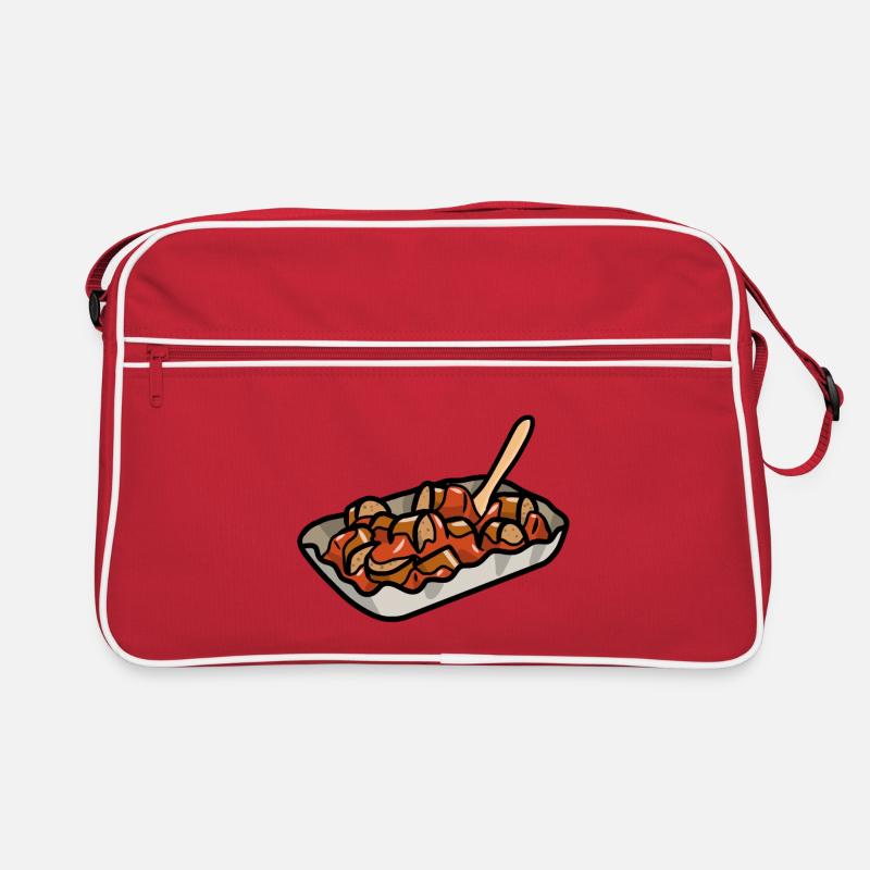 Berlin Currywurst Bratwurst Wurst Curry Grill Retro Tasche
