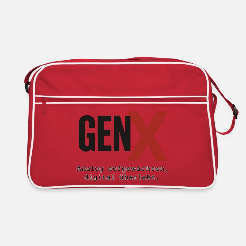 Conception rétro numérique GenX Sac Retro