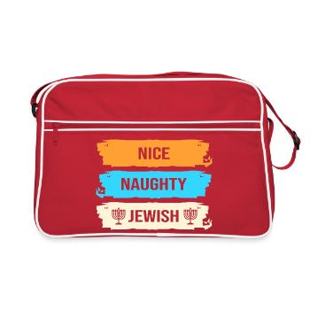 Hanukkah Chanukkah Hanukah - Retro Bag - red/white - Front