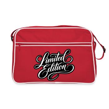 Limited Edition Lettering - Retro Bag - red/white - Front