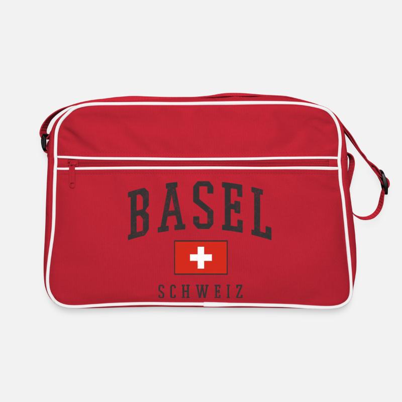 Bâle Suisse Design avec drapeau Sac Retro
