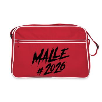 Équipe Malle 2026 - Sac Retro - rouge/blanc - Devant