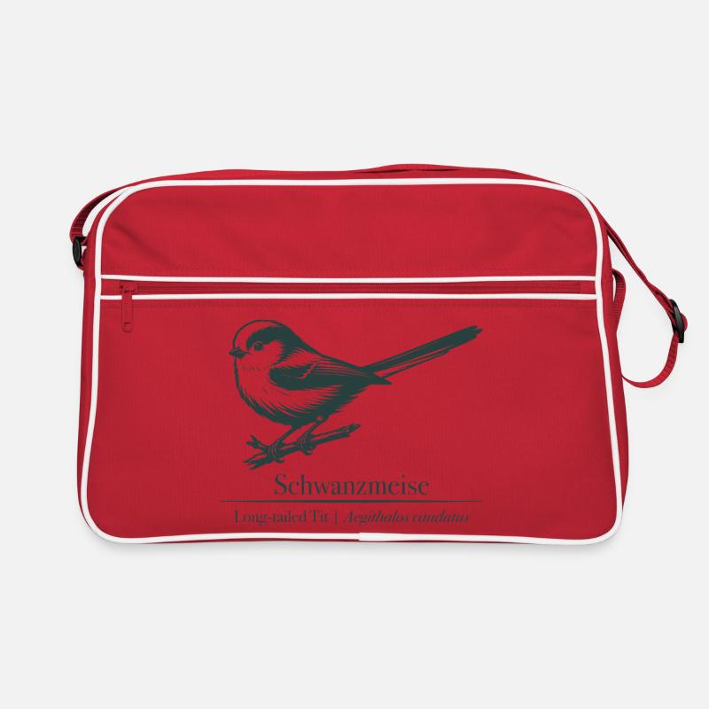 Long-tailed Silhouette | Ornithology | Drawing Retro Bag