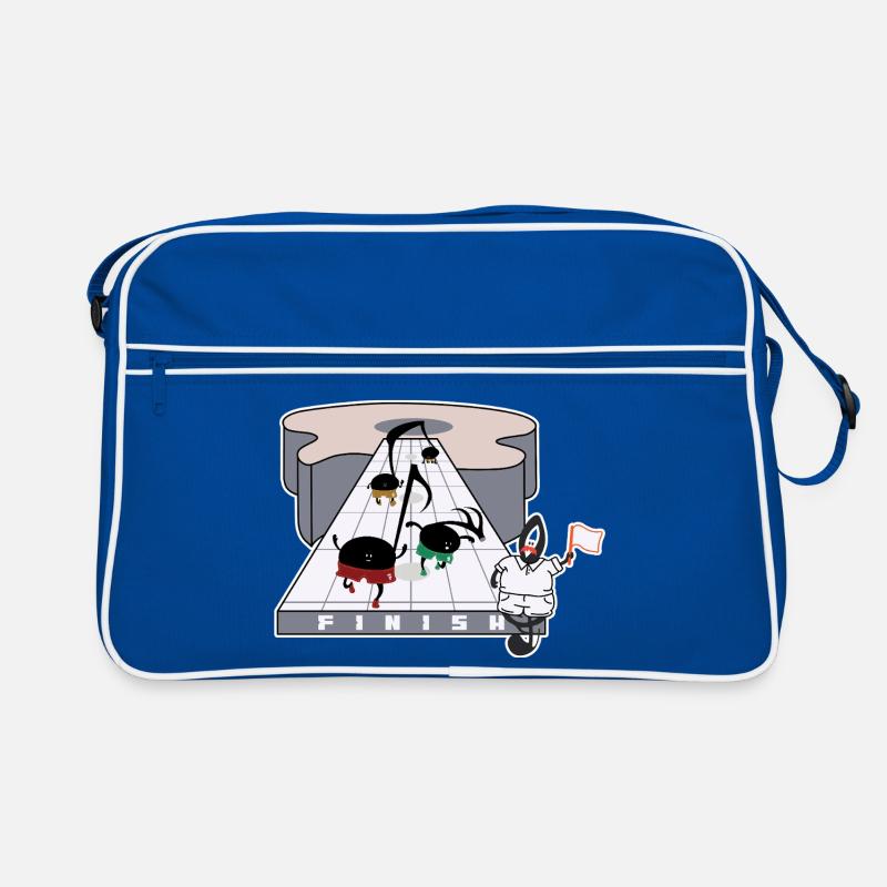 Ligne d’arrivée de la course à blobs Sac Retro