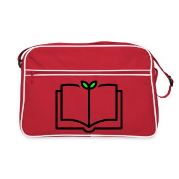 Book Plant Growth Learning - Retro Bag - red/white - Front