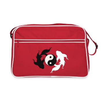 Harmonie Yin et Yang - Sac Retro - rouge/blanc - Devant