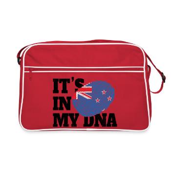 C’est dans mon ADN Gènes néo-zélandais drôles NZ - Sac Retro - rouge/blanc - Devant