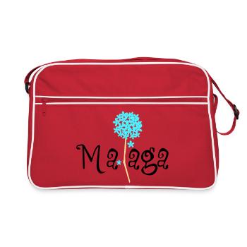 Malaga Biznaga - Sac Retro - rouge/blanc - Devant