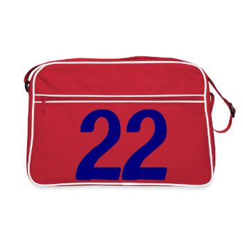 22 - Retro Bag - red/white - Front