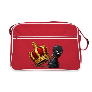 Crown Collision King vs Peasant Spy - Retro Bag - red/white - Front