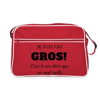 gros - Sac Retro - rouge/blanc - Devant