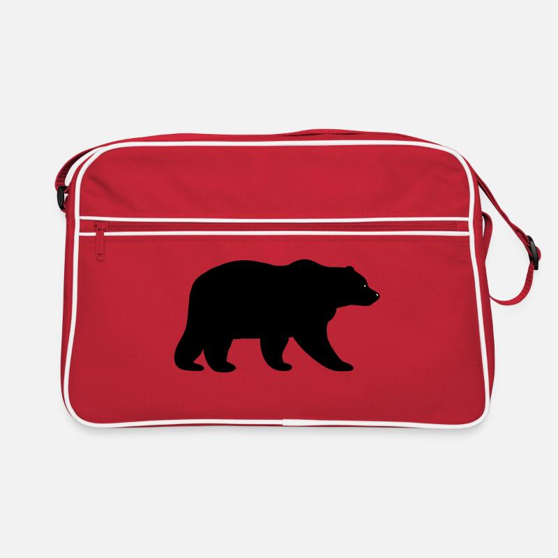 Ours noir Sac Retro