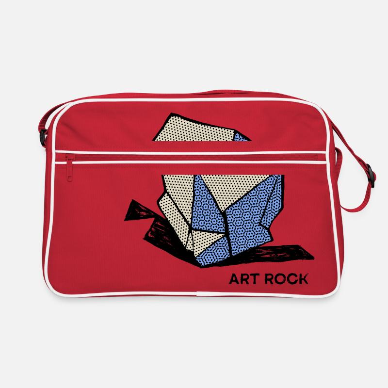 ART ROCK Nr. 1 Farbe Retro Tasche