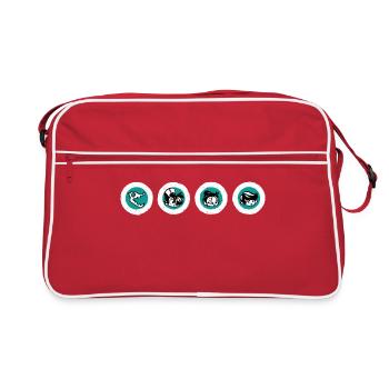 Fuyant Koko Vol3 - Sac Retro - rouge/blanc - Devant