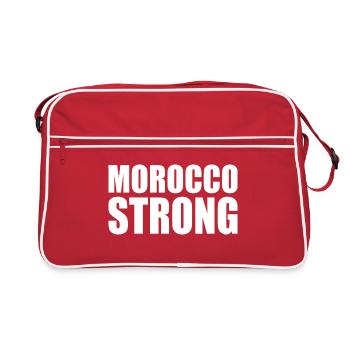 Morocco strong - Retro Tasche - Rot/Weiß - Vorne