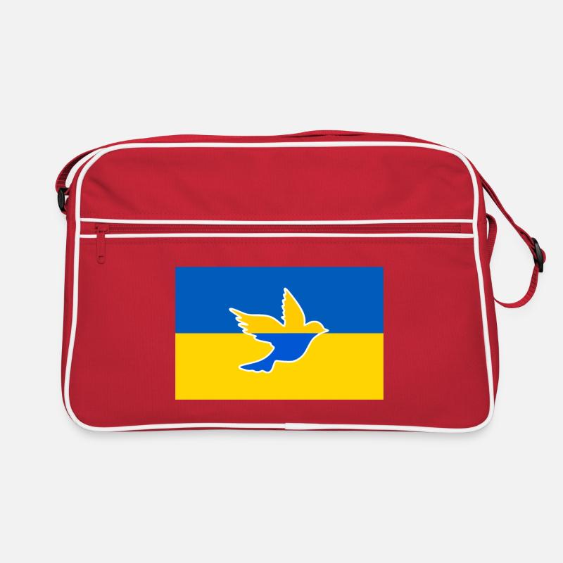 Colombe de la paix ukrainienne Sac Retro