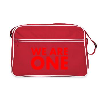 We are one - Sac Retro - rouge/blanc - Devant