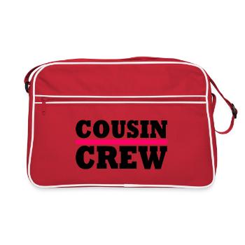 Cousin crew - Retro Bag - red/white - Front