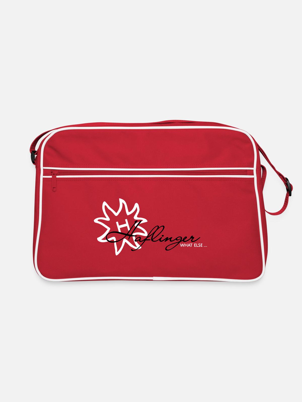 Haflinger-ce-else - Sac Retro - rouge/blanc - Devant